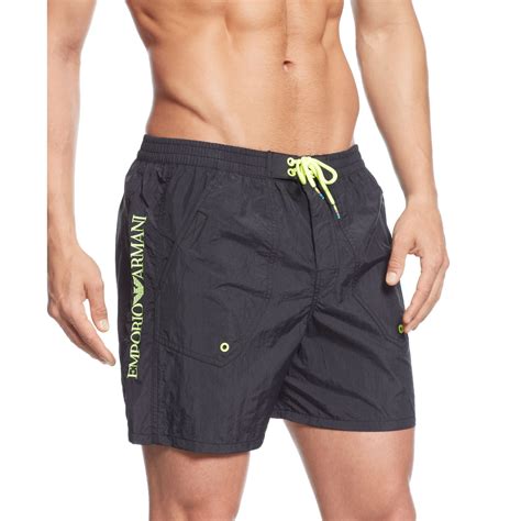 emporio armani swim trunks